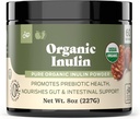 Inulin prašek 8oz, prebavni encimi 100 kapsul, žolčnik popolna 8oz, jetra popolna 8oz & cela Psyllium Husk prašek 100 kapsul paket