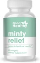 Dober 'N zdravo Minty Relief Peppermint Oil Softgels, Dopolnilo za naravno Prebavne Comfort, 3 Mesec dobave