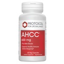 Protokol AHCC 600 mg - Jetra in Imunska podpora dodatek z beta-glukan* - Lahko Aid Celularno zdravje in stres* - Vegan, Dairy Free & Nut Free - 60 Veg Caps