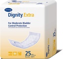 Dostojanstvo ekstra inkontinenca Liner za moške in ženske - Bladder Leak Pads, zmerno absorbcija - ena velikost ustreza najbolj, 4 v x 12 v, 25 Število, 1 pakiranje
