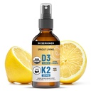 Organski vitamin D3 5000 i.e. (Lichen) + K2 120 μg (Fermentirana čičerika), imunski sistem, zdravje kosti in srca s kalcijevo absorpcijo 