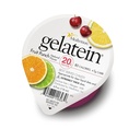 Gelatein Fruit Punch: 20 gramov beljakovin. Brez sladkorja. Idealno za bistro tekočo prehrano, težave s požiranjem, bariatrično, dializo in onkologijo. Odličen prigrizek pred ali po treningu.