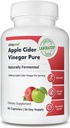 Jabolčni kis Pure Apple Cider Viegar Kapsule z naravno fermentirano 1300mg Apple Cider Viegar koncentrat. 60 kapsul.