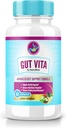 Gut Vita Kapsule - Gut Vita Supplement for Advanced Digestive Wellness, All-Natural Formula za podporo Gut Health, GutVita Restavrator Optimal Gut Flora, Pastillas Komentarji (60 kapsul)