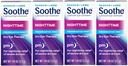 Soothe Eye Mazilo Bausch & Lomb, mazivo Relief za suhe oči, Vlaženje in udobje nočno suho oko terapija, primerno za občutljive oči, Ohranjevalno brezplačno, 3,5 g - 4 pakiranje