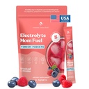 Mamica ve, da je najboljša mamina mešanica z elektrolizo za mame, Hydration Support - za nosečnost, predporodni, elektroliti + sledovi mineralov, Dojenje Drink Mix dodatek (8 Count)