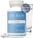 Dr. Rahi Melatonin 5mg s kalcij in B6 podporo za spanje, Made in ZDA, Melatonin 5 mg tablete za globoko spanje, miren spanec, sprostitev spanja, naravni pomoč za spanje za odrasle, Zzzz - Melatonin