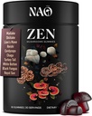NAO Made in USA 10-in-1 Gobe Gumies Nootropic – Premium mešanica z Reishi, Lion’s Mane, Chaga, Cordyceps, Shiitake, Maitake in Turčija Tail za možgane, Imune & Energy Support – Nen-GMO, Vegan
