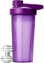 G. Pen-Shaker steklenice za beljakovinske mešanice z Twist Cap, 28 oz, Purple Protein Shaker steklenica z žico Whisk žogo, mešalnik steklenica