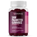 Saw Palmetto za ženske z 2500mcg Biotin - DHT bloker in lase, koža, Nail Health Gummies - 60 Count - Podpira močnejše in Fuller look Locks in Radiant Skin - Vegan, Non-GMO, 1 mesec dobave