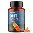 DHT blokator za moške z žago Palmetto & Biotin, formula za rast las v tekočih kapsul, izguba las dopolnila, vitamini za ponovno rast las, Zaščitna zeliščna mešanica - 90 kapsul(1 steklenica)