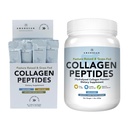 AMANDEAN Kolagen Peptides Bundle. 1kg & Stick Packs. Trava-Fed, encimsko hidroliziran, Tip 1 & 3. Beljakovine z 18 Aminokisline za zdravo kožo, lase, nohte. Enostaven za mešanje, brez arome, brez GMO