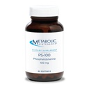 Presnovno vzdrževanje PS-100 fosfatidilserin, 100mg - dodatek za podporo normalnega spomina + kognicija, spodbujanje mirnega spanja (60 kapsul)