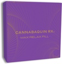 Cannabaquin Max Relax tablete - Dopolnilo Complex 100% Botanic Formula za sprostitev, Spomin, Jasnost, Stress Podpora, Izdelano v ZDA z naravnimi izdelki iz naših lastnih polj