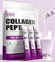 2X Boost kolagen peptidi v prahu za kožne nohte spoji zdravje, ultra visoka absorpcija kolagen v prahu s hidroliziranim tipom 1 in 3 + VC, nearomatizirani kolagen dopolnila za ženske in moške, 30 servivi