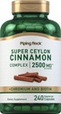 Piping Rock Super Ceylon Cimet kompleksne kapsule 