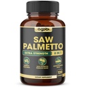 8in1 Saw Palmetto prostate podpora dodatek z Ashwagandha, Kurkurja, Ginger, list koprive, sveti Basil & More - 120 Veganske kapsule za 2 meseca