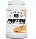 Black Magic Multi-Source Whey Protein Powder - Whey, Jajce, Kazein Complex z encimi in MCT je Keto, Nizki sladkor Pred / Post Workout Med Graham Crackers Okus 24g 2 LB, Pakiranje po 1