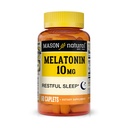 MASON NARAVNI melatonin 3 mg z B6 & kalcij, naravna pomoč za spanje, podpira mirno spanje, 60 tablet
