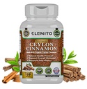 Ceylon Cimet Kapsule, energija, srce in metabolizem Podpora, Certified Organic Ceylon Tablete cimet, Non-GMO, Vegan, Gluten-free - 120 kapsul