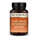Dr. Mercola Curcumin Advanced - 500 mg izvleček korena kurkumina - 95% kurkuminoidi - za zdravje vida, prebava in fokus - trajen izpust - brez glutena in soje - 30 kapsul (30 servov)