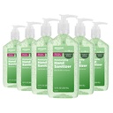Osnovna nega - Aloe Vera Hand Sanitizer 62%, 12 fl oz (Pack of 6)