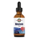 KAL Melatonin 3mg Dropin, hitro deluje pomoč v spanju, Melatonin kapljice za pomiritev in zdravo podporo cikel spanja, Natural Raspberry Flavor, 60 Day garancija, Pribl. 88 Služi, 3 fl oz