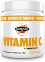 Vitamin C v prahu dodatek - Čista askorbinska kislina - Ne-GMO - Nearomatiziran v prahu Vitamin C - 100 Servisi