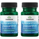 Swanson Astaksantin & Zeaksantin Eye Health Supplement for Screen-Heavy Professionals with 4 mg Astaksantin & 4 mg OmniXan Zeaksantin (60 kapsul, 2 pakiranji)