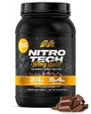 Muscletech Whey Protein Powder (dvojna bogata čokolada, 2LB) - Nitro-Tech Whey Protein Isolate Smoothie Mix for Lean Muscle & Recovery - 24g Whey Gold za ženske in moške - pakiranje maj Vary