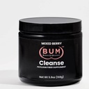 (Bum) Psyllium Husk Fiber Powder, Mešana jagodičja aromatizirana pijača s Stevia, Čiščenje kolonij za napihnjeno lajšanje in prebavnega zdravja, Dnevna topen fiber dodatek, Sladkor & Gluten Prost, Vegan, 30 Serving