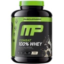 MusclePharm Combat 100% Whey Protein Powder, Piškotki "N" krema aroma, hitro recovery & Muscle Pridobivanje z izolatom sirotkinih beljakovin, visoke beljakovine v prahu za ženske in moške, Gluten Free, 5 lb, 69 Servings