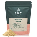 Lily of the Valley Maca Root Powder - Velika Superfood for Breakfast, Smoothies & Peking - Premium stopnja - Gelatinized for Easy Digestion - Vegan & Gluten-free - pakirana v Reseable Pouch (8oz, 226g)