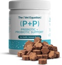 Prebiotik in probiotik za pse – Prebavne in Gut Health Chews – Naravne račje arome, 90 – z Bacillus subtilis, vitamin B12 in folna kislina – podpira imuno in prebavno zdravje