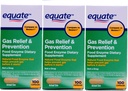 Equate Gas Bloating Relief and Prevention, prehranska encima dodatek, 300 Štetje