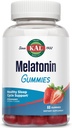 KAL Melatonin Gumies, Melatonin 5mg Pomoč v spanju, Zdrava sprostitev, Trajanje spanja, Kakovost in Podpora za mir, Vegetarijanska, Gluten brezplačno, Naravna Jagodna aroma, 30 Serving, 60 Gummies