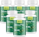 1000 MG Nežna detox čiščenje, naravni toksin Flush za jetra, črevo in Colon, antioksidant in prebavne podpore, Zeolit, hitro deluje razstrupljanje kompleks za ženske in moške – 480 Kapsule