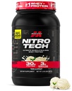 Muscletech Whey Protein Powder (Vanilla Cream, 2.2 Pound) - Nitro-Tech Ultimate Muscle Building Formula z izolatom sirotkinih beljakovin - 30g beljakovin, 3g kreatina in 6,8g BCAA - pakiranje maj Vary