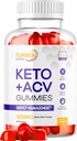 Turbo Ripped Keto Hujšanje Izguba ACV Gumies, Turbo Ripped Keto ACV Gumies, Turbo Ripped Gumies, TurboRipped Keto ACV Apple Cider Napredno Multivitaminski Zdravje s Gummies, 1 mesec
