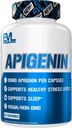 Evlucija Pure Apigenin Dodatek iz izvlečka kamilice - Sprostitev Apigenin 50mg Bioflavonoid Stres in podpora razpoloženju Nutrition Visoka biološka uporabnost Vegan Non-GMO Zeliščni spanje dodatek