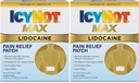 Icy vroča Max moč Lidokain bolečine Relief Patch (5 število) Penetracije za hitro, ciljno olajšavo (paket z 2)