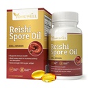 Reishi Spore Oil Shell zlomljena dodatna moč 500mg (60 softgels)