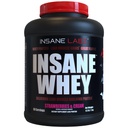 Insane Labz Insane Whey, 100% Muscle Building Whey Protein, Post Workout, BCAA Amino Profil, Mass Gainer, Meal zamenjava, 5lbs, 60 Srvgs, (Strawberes & Cream)