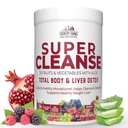 Podeželske kmetije Super čiščenje, Super Juice čiščenje, Podpira zdravo Prebavni sistem, 34 Sadje in zelenjava z Aloe, Spodbuja naravno razstrupljanje, pijača v prahu, 14 Serving, 9.88 Ounce