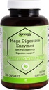 Vitacost Synergy Mega Digestive Enzymes z zdravilom Pancreatin 10X - 200 kapsul