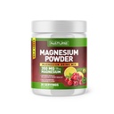 Zgradila narava Magnezij v prahu - Protistresna pijača Mix za mirno in regularnost - Magnezijev citrat dodatek - Sprostitev, Podpora mišic in srca - Cranberry Limonade Flavor - 30 Servis