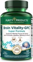 Čistost Izdelki Možganska Vitalnost-GPC Super Formula Acetil L-Carnitine HCI + Alfa GPC + Fosfatidlyserin - Podpira normalno koncentracijo in mentalno jasnost - 120 Caps