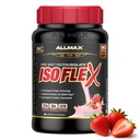 ALLMAX Nutrition ISOFLEX Izolat sirotkinih beljakovin, jagode - 2 lb - 27 gramov beljakovin na Scoop - nič maščob in sladkorja - 99% brez laktoze - brez glutena in soje - približno 30 obrokov