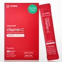 Liposomski vitamin C v prahu, brez sladkorja aromatizirani paketi za odrasle, 500mg on-the-go imunski dodatek, močan antioksidant, energijski spodbujevalec- 30x Packets, tropski sadni aromator
