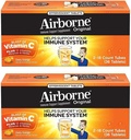 Zračne Zesty Orange šumeče tablete Vitamin C 1000mg x 36 Število (2 paketa)